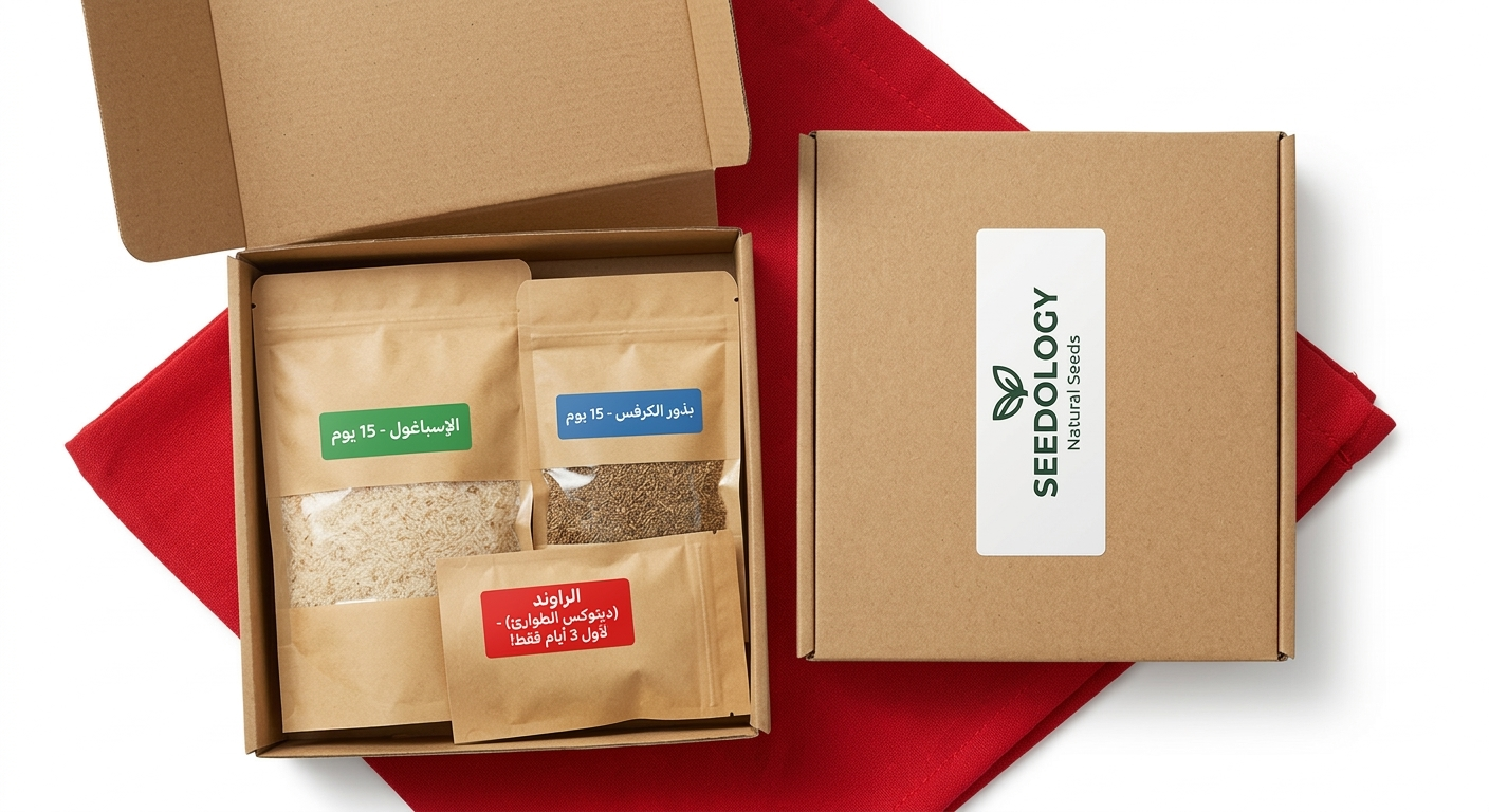 باقة الإنقاذ السريع (15 يوم) - للتخسيس الطبيعي والديتوكس